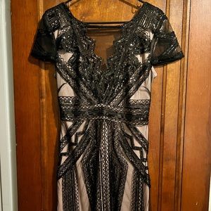 Art Deco Beaded Cocktail Dress